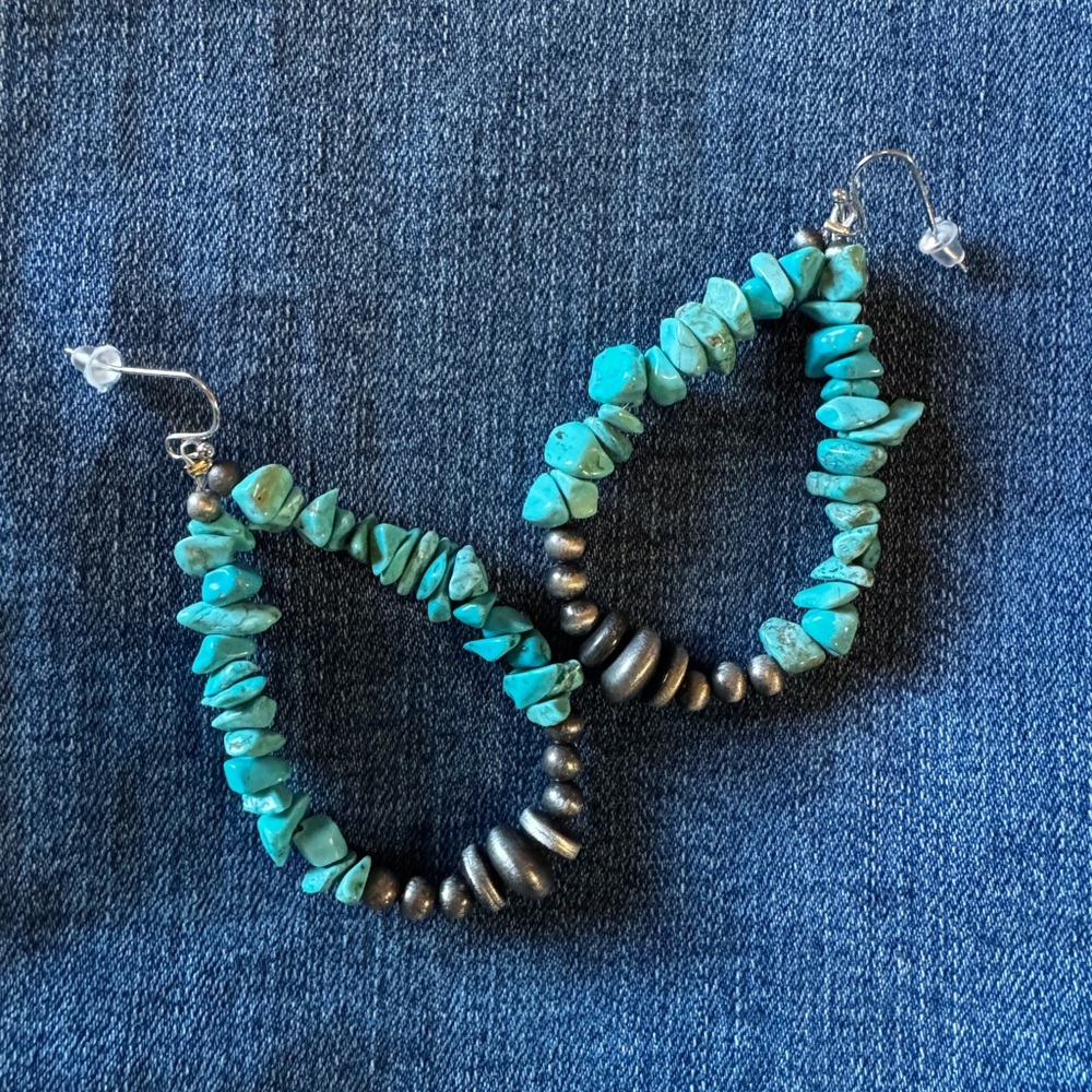 Sterling and turquoise earrings